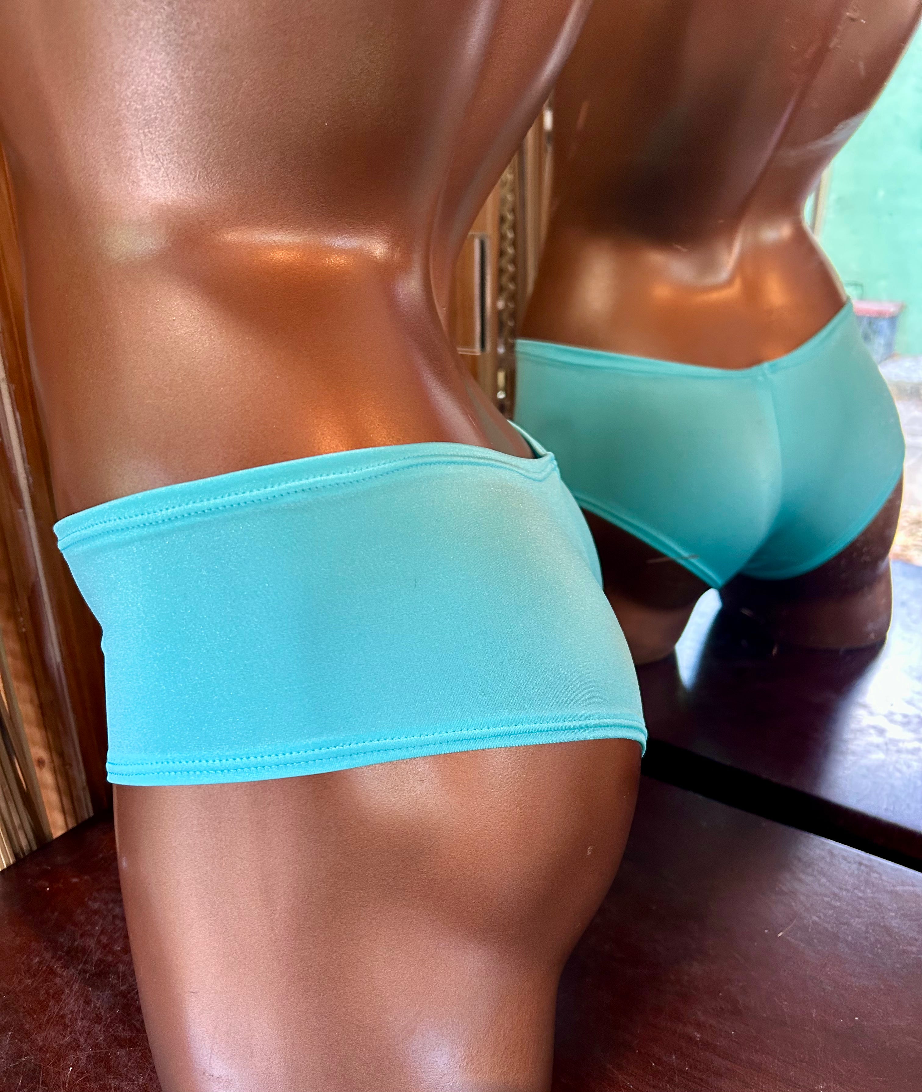 *Small Aquamarine Fortuna Booty Shorts.