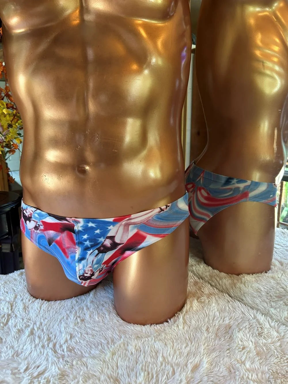 *Medium Sirius American Pinup Swim Brief