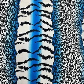 Blue Streak Animal Print