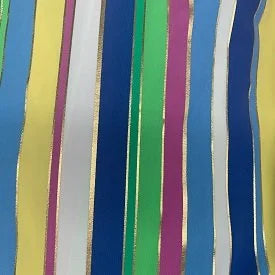 Multi Color Metallic Stripe