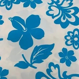 Blue and White Hibiscus