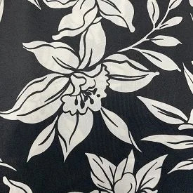 Black and White Floral
