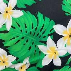 White Flowers with Green